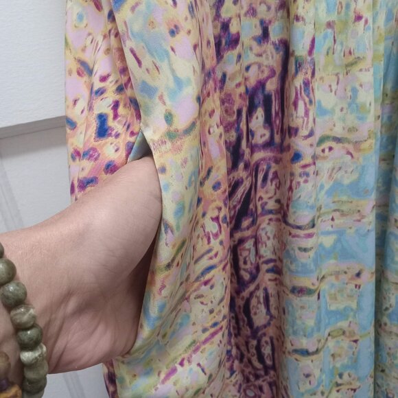 Simply Vera Sundress Multi Pattern Maxi Dress - Picture 4 of 6